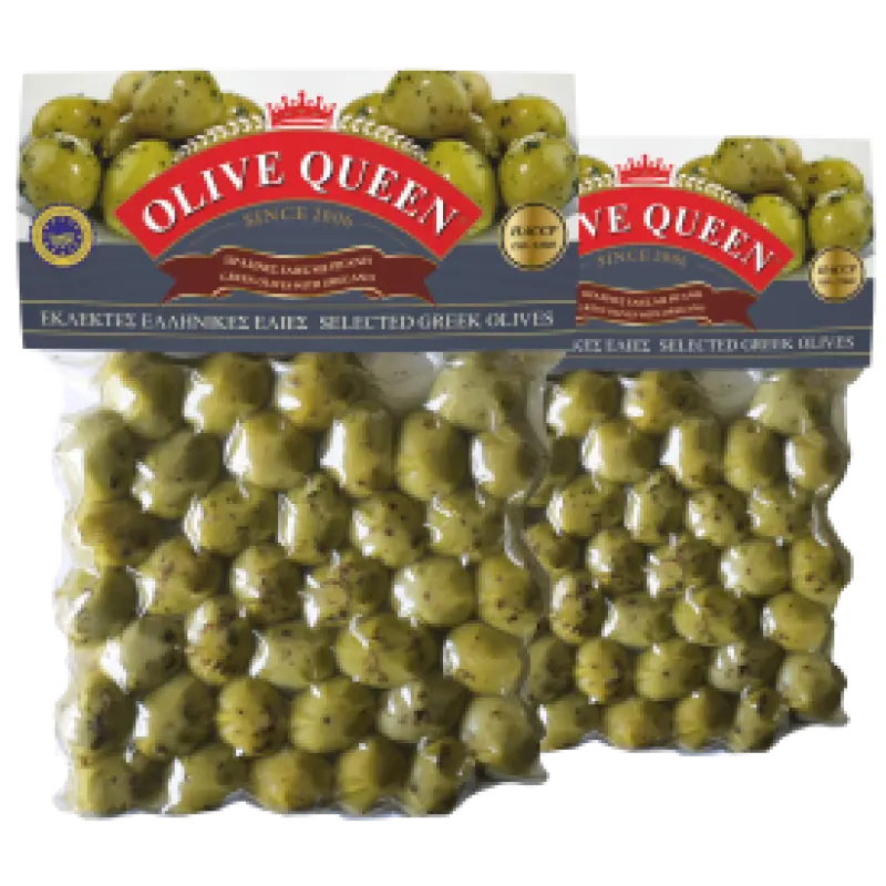 OLIVES GREEN LARGE  - OLIVE QUEEN - 13 Kg