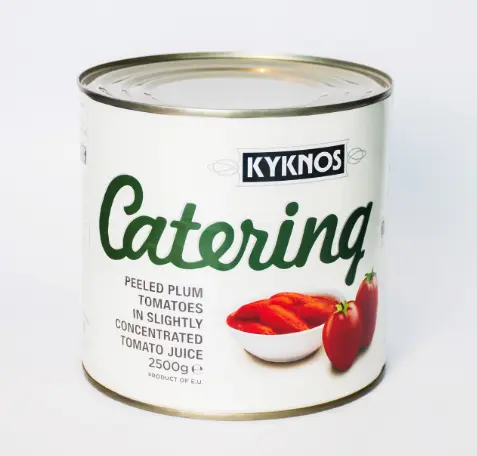 TOMATO PEELED WHOLE - Kyknos - 2.5kg