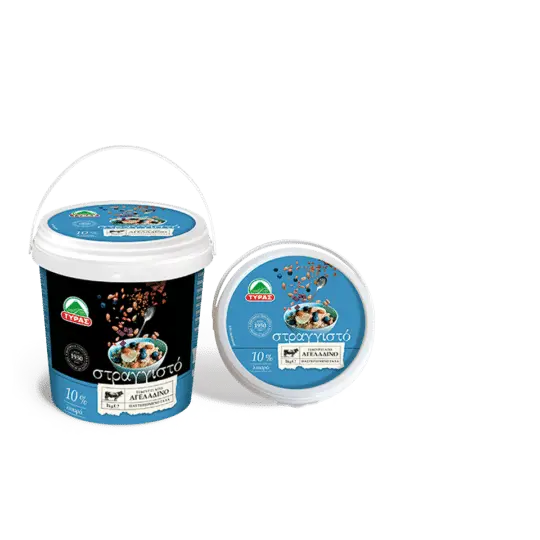 GREEK YOGHURT STRAINED 10% - TYRAS - 1 kg