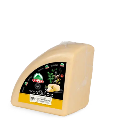 GRAVIERA CHEESE GOAT-SHEEP MILK - Tyras - 2kg