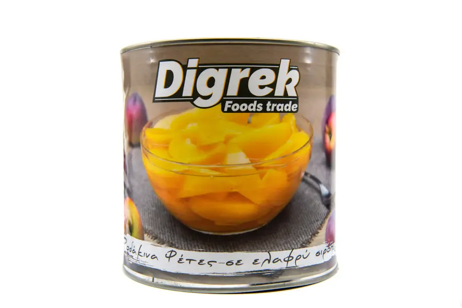 COMPOTE PEACH SLICES - Digrek