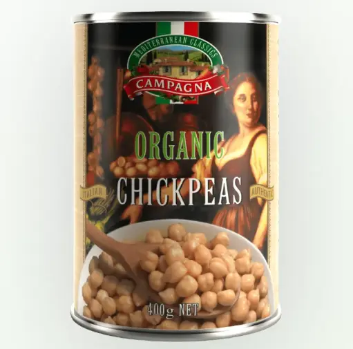 CANNED CHICKPEAS - Campagna - 2.55kg
